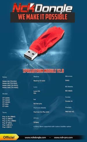 nck box spreadtrum module 0.5 mega